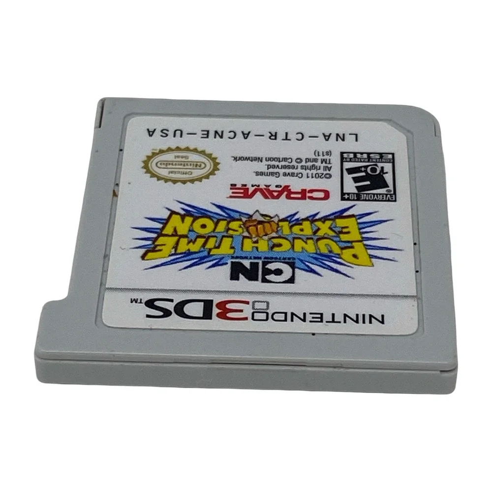 Cartoon Network Punch Time Explosion Nintendo 3DS Game Cartridge CTR-ACNE-USA